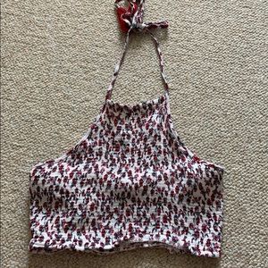 Floral crop top